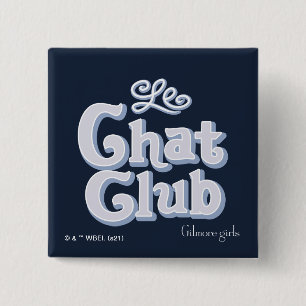 Bóton Quadrado 5.08cm Garotas Gilmore  Le Chat Club