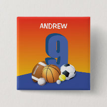 Garoto 9º Aniversário de Esportes