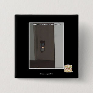 Bóton Quadrado 5.08cm Gatinho do laser