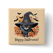 Gato Negro no Dia das Bruxas