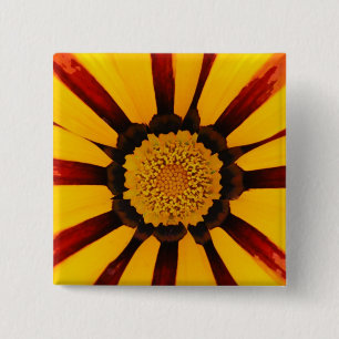 Bóton Quadrado 5.08cm Gazania