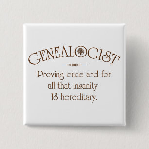 BÓTON QUADRADO 5.08CM GENEALOGIST.