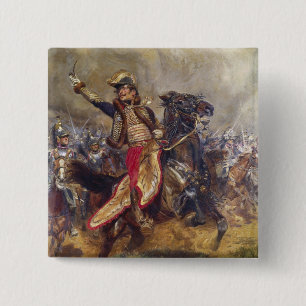 Bóton Quadrado 5.08cm General Antoine-Charles-Louis Lasalle 1912