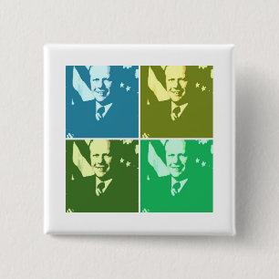 Bóton Quadrado 5.08cm Gerald Ford