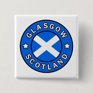 Bóton Quadrado 5.08cm Glasgow Escócia