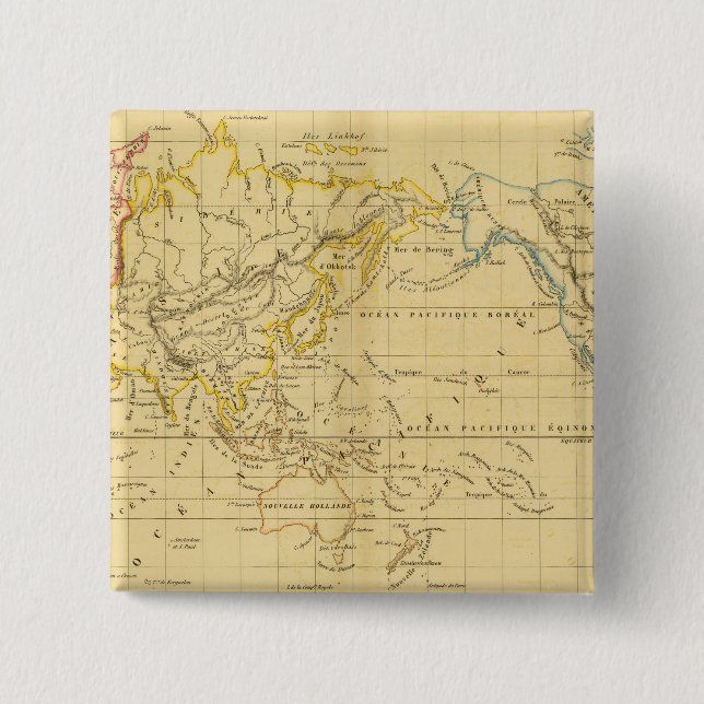 Bóton Quadrado 5.08cm Globo (Frente)