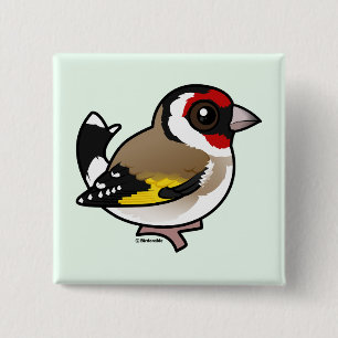 Bóton Quadrado 5.08cm Goldfinch Europeu