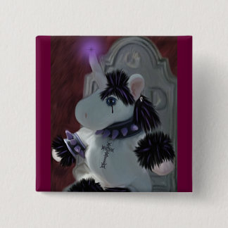 Bóton Quadrado 5.08cm Gótico místico