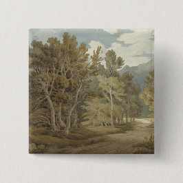 Bóton Quadrado 5.08cm Gowbarrow Park, Ullswater (por John White Abbott)