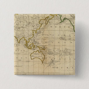 Bóton Quadrado 5.08cm Gráfico do Mundo