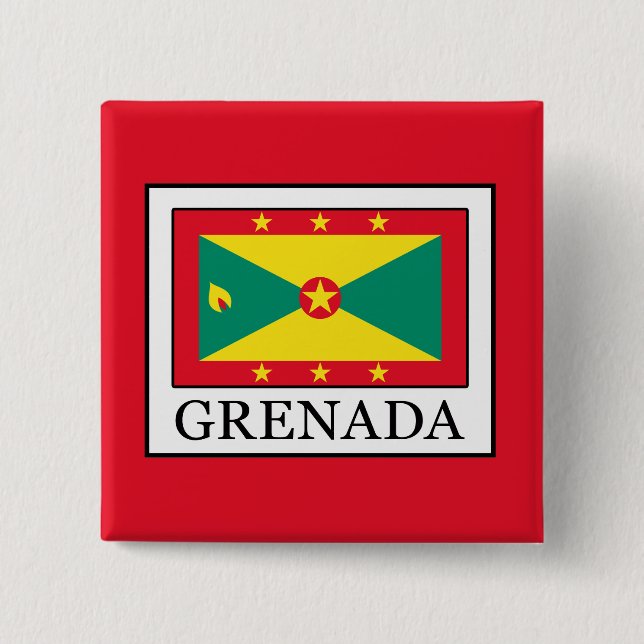 Bóton Quadrado 5.08cm Granada (Frente)