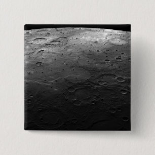 Bóton Quadrado 5.08cm Grandes crateras no planeta Mercury