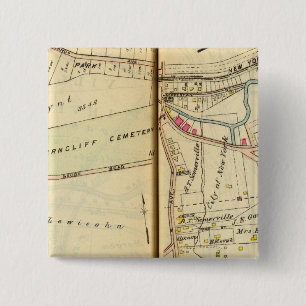 Bóton Quadrado 5.08cm Greenburg, Nova York 3