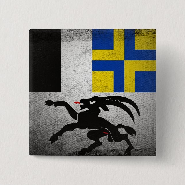 Bóton Quadrado 5.08cm Grisons (Frente)