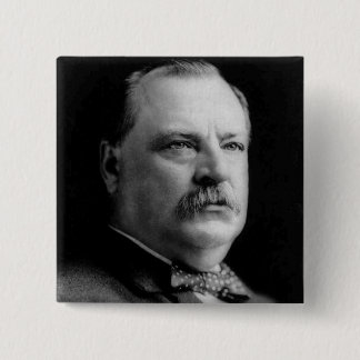 Bóton Quadrado 5.08cm Grover Cleveland