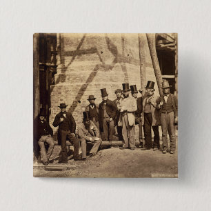 Bóton Quadrado 5.08cm Grupo de contramestres, 1862 (foto)