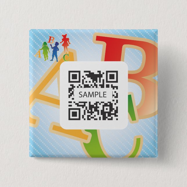 Bóton Quadrado 5.08cm Guarda do modelo do botão (Frente)