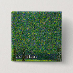 Bóton Quadrado 5.08cm Gustav Klimt - O Parque