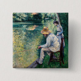 Bóton Quadrado 5.08cm Gustave Caillebotte - Angling