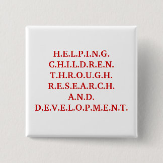 BÓTON QUADRADO 5.08CM H.E.L.P.I.N.G. C.H.I.L.D.R.E.N.