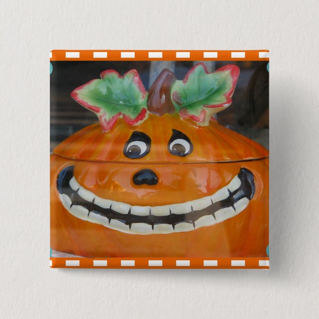 Bóton Quadrado 5.08cm Halloween Time_ (Frente)