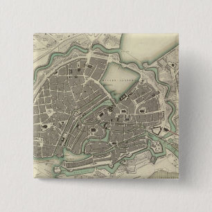 Bóton Quadrado 5.08cm Hamburgo