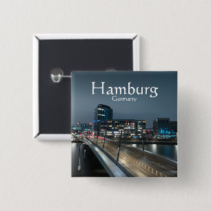 Bóton Quadrado 5.08cm Hamburgo Alemanha