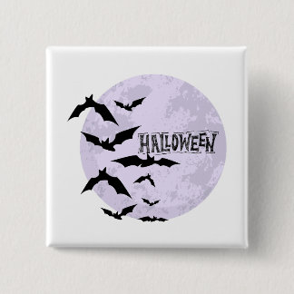 Bóton Quadrado 5.08cm Happy Halloween Badge