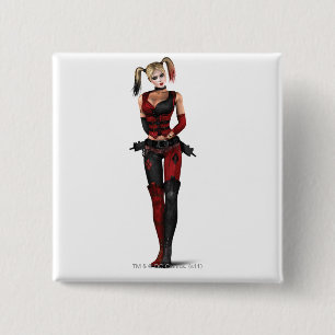 Bóton Quadrado 5.08cm Harley Quinn