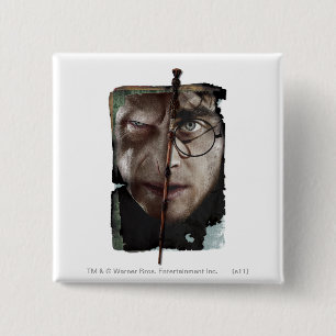 Bóton Quadrado 5.08cm Harry Potter Collage 10