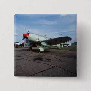 Bóton Quadrado 5.08cm Hawker Sea Fury na CAF, ala de Minnesota, no 2