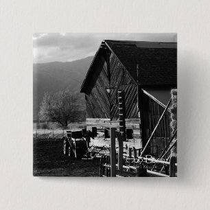 Bóton Quadrado 5.08cm Hay Barn