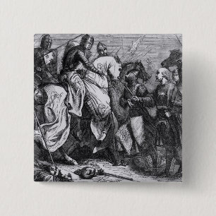 Bóton Quadrado 5.08cm Henry III na batalha de Lewes, o 14 de maio de