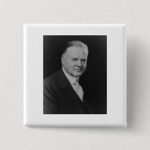 Bóton Quadrado 5.08cm Herbert Hoover