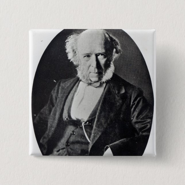 Bóton Quadrado 5.08cm Herbert Spencer (Frente)