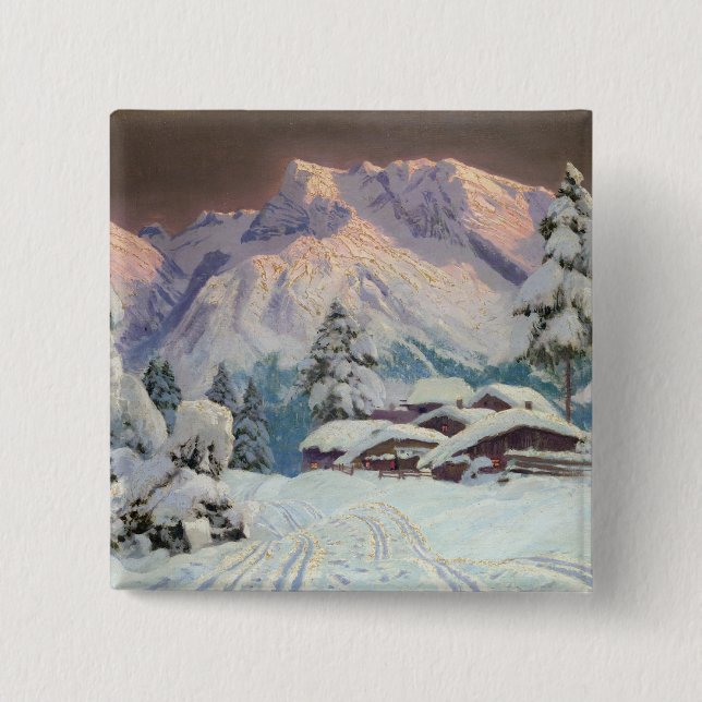 Bóton Quadrado 5.08cm Hocheisgruppe, Áustria (Frente)