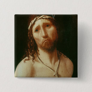 Bóton Quadrado 5.08cm Homo de Ecce (óleo no painel)