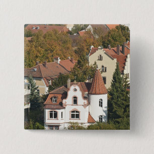 Bóton Quadrado 5.08cm Horizonte de Bamberg, Alemanha