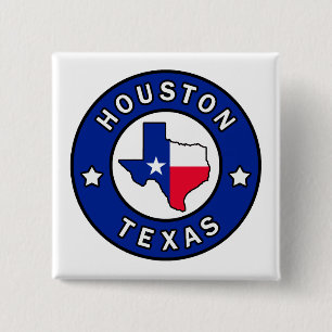 Bóton Quadrado 5.08cm Houston Texas