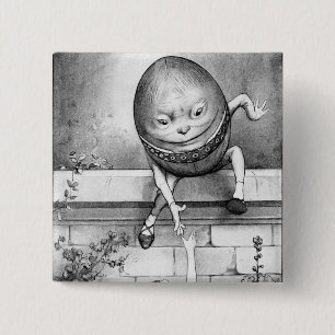 Bóton Quadrado 5.08cm Humpty Dumpty