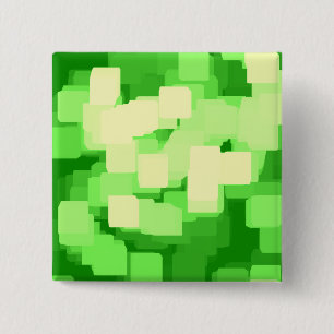 Bóton Quadrado 5.08cm "Iceberg" Arte Geométrica