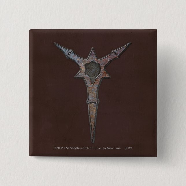 Bóton Quadrado 5.08cm Ícone Bolg (Frente)