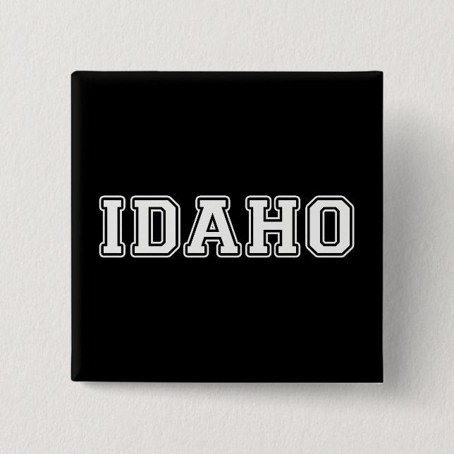 Bóton Quadrado 5.08cm Idaho (Frente)