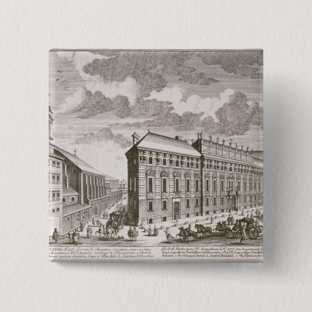 Bóton Quadrado 5.08cm Ideia de mostrar de Dorotheergasse (Frente)