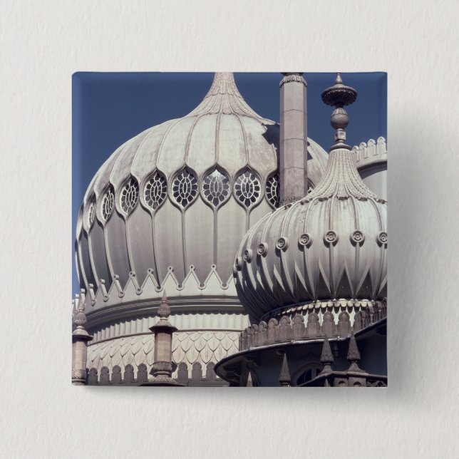 Bóton Quadrado 5.08cm Ideia do exterior, 1815-23 (Frente)