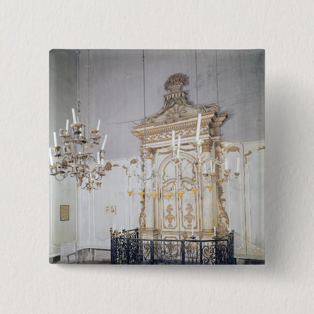 Bóton Quadrado 5.08cm Ideia do interior da Cavaillon (Frente)