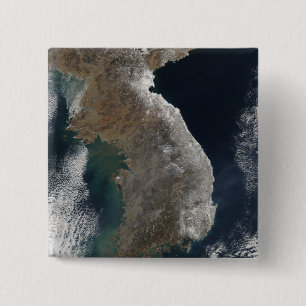 Bóton Quadrado 5.08cm Ideia satélite da queda de neve