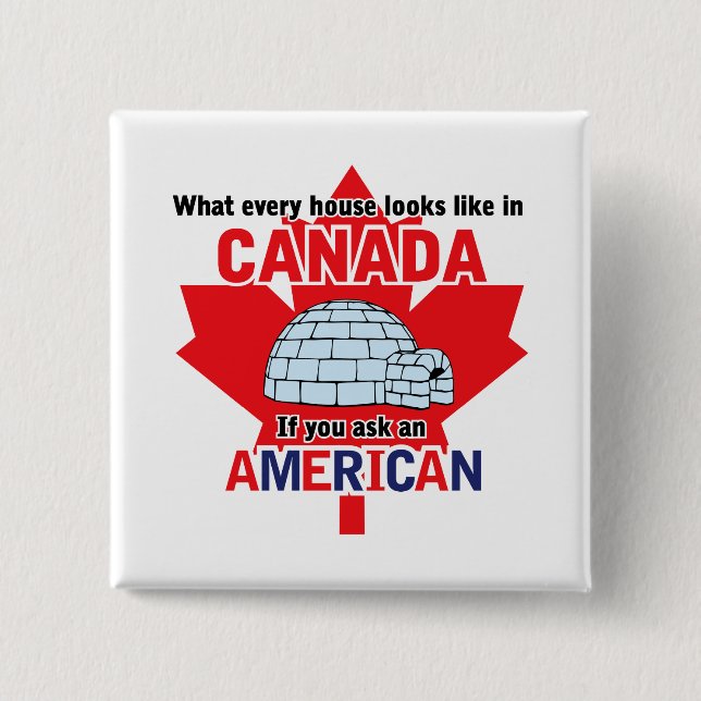 Bóton Quadrado 5.08cm Iglu (Frente)