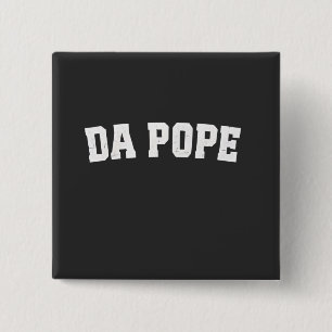 Bóton Quadrado 5.08cm Igreja Cristã do Papa Leão XIV Da Papa Da 