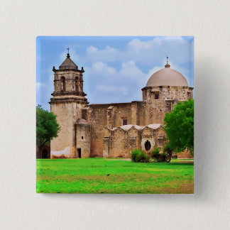 Bóton Quadrado 5.08cm Igreja de San José da missão